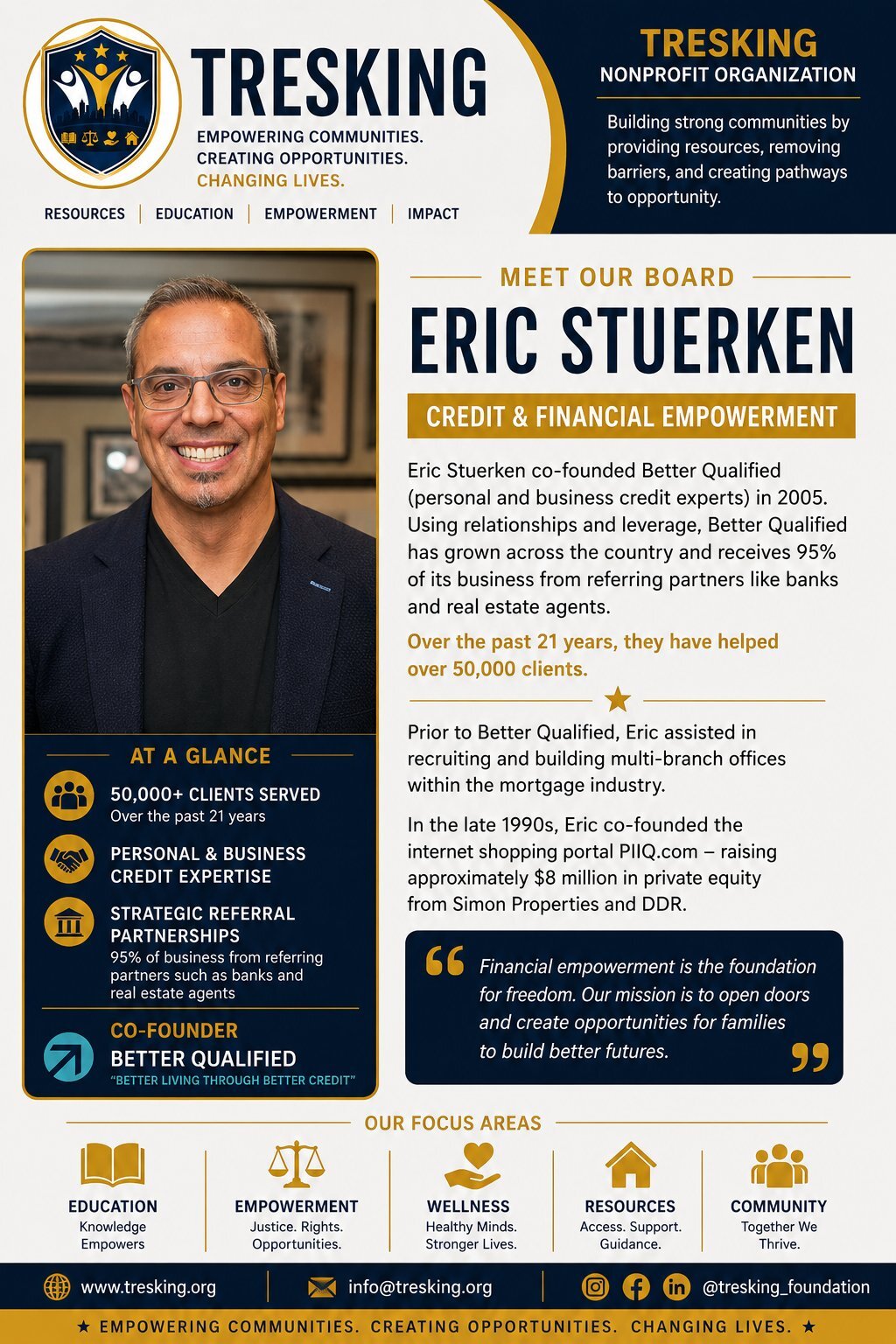 Eric Stuerken TRESKING profile flyer